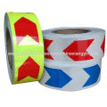 PVC Arrow White and Blue Design Reflective Tape for Trucks